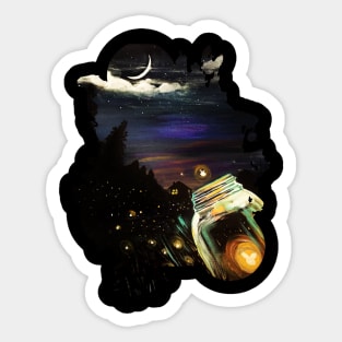 Firefly Sky Sticker